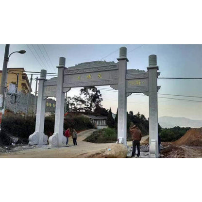 XIEXIN Stone archway, three doors（Ask customer service for specific prices）