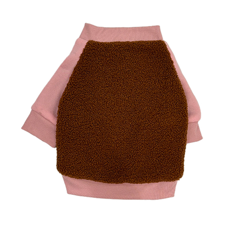 CHAOHUA Brown hoodie   Two-foot buckle design  Easy to put on and take off