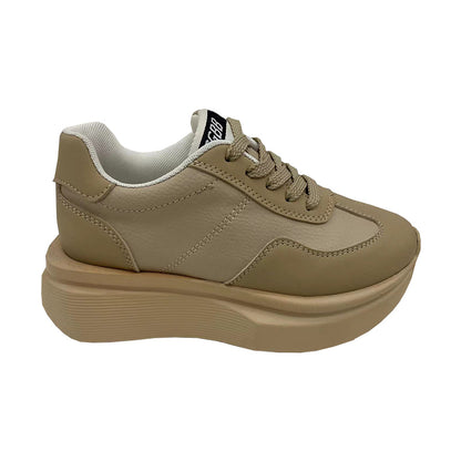 XINRUI Contrasting platform shoes for women  Fashion casual breathable sports small white shoes（3000 pairs price）