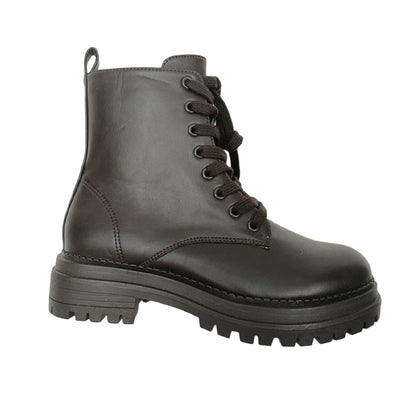 XINHAO England style soft surface thick sole short Martin boots（Ask customer service for specific prices）small person  side zipper