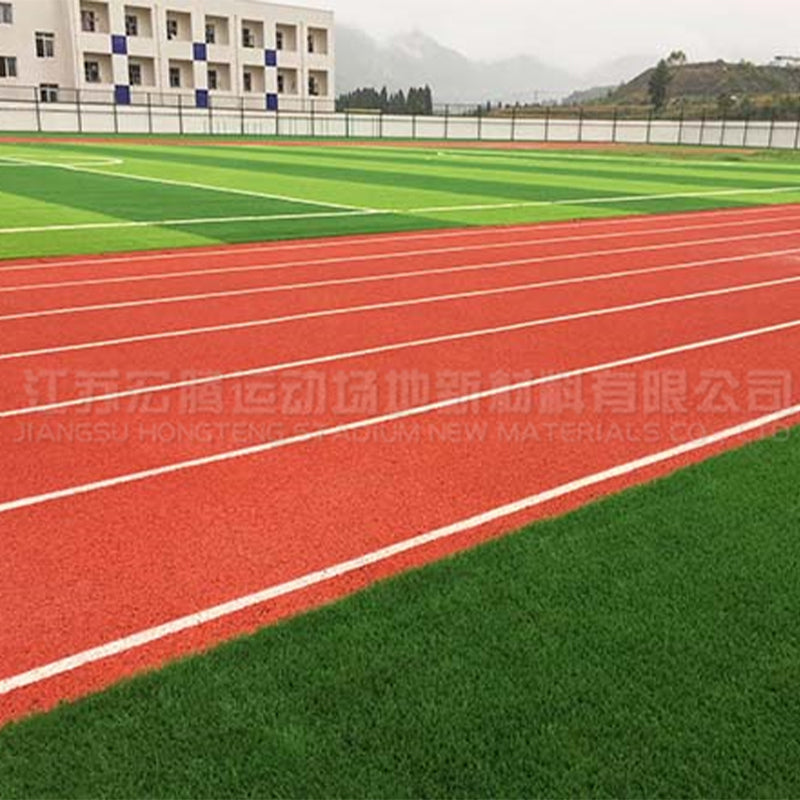 HONGTENG Prefabricated plastic runway（Ask customer service for specific prices）School Plastic Runway Sports Ground