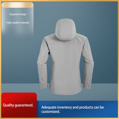 XINRONG soft shell jacket（Products can be customized, price ask customer service）wind and water resistant  Breathable and wear-resistant
