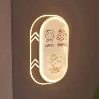 TEMENG Toilet sign