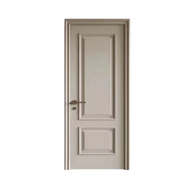 HENGLONG Solid wood multi-layer composite set door paint series（Ask customer service for specific prices）Home wooden door Interior door Creme fraiche style