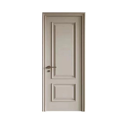 HENGLONG Solid wood multi-layer composite set door paint series（Ask customer service for specific prices）Home wooden door Interior door Creme fraiche style