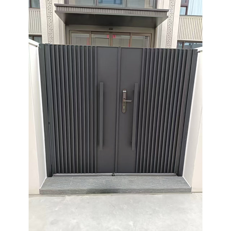 Дверь для патио BAOJIN DC-C001 из цельноалюминиевого сплава (уточняйте цены в службе поддержки клиентов) Двойная дверь для дачи 