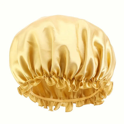 ZHENYANG Colored lace cap  Silk moon hat has no pressure