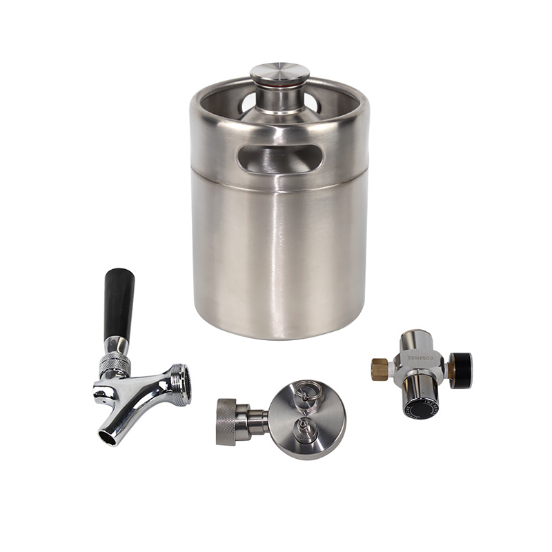 HONGMEI 10L Small Lid Wine Spear Set（Ask customer service for specific prices）Stainless steel wine barrel  Mini Wine Barrel Wine Dispenser