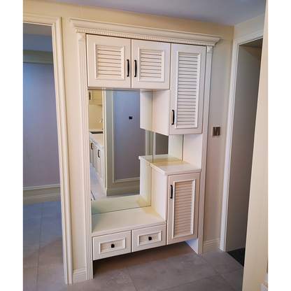 HUIBANG Simple luxury series shoe cabinet（Products can be customized, price ask customer service）Large-capacity shoe cabinet  Dual Side Convenient Lug Shoe Cabinet