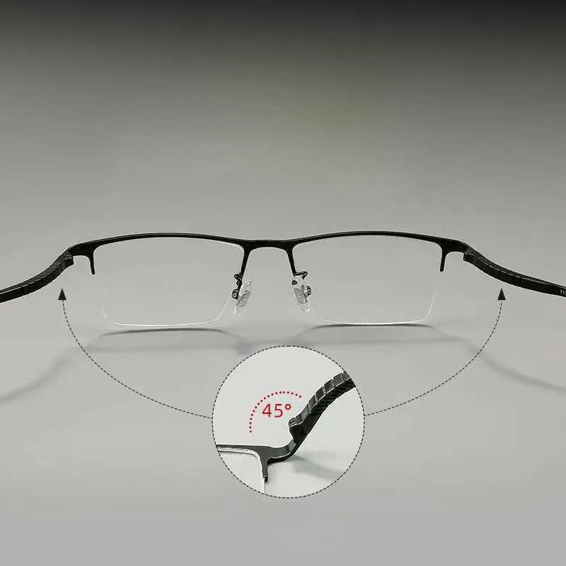 NIXIN Designer models imported pure titanium plate ultra-light glasses frames for men and women（Products can be customized, price ask customer service）Anti-blue light radiation color changing anti-fog half frame