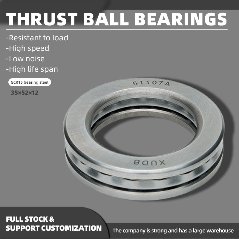 XINOU Thrust ball bearings 51107  Flange thrust ball bearings  Bidirectional thrust ball bearings