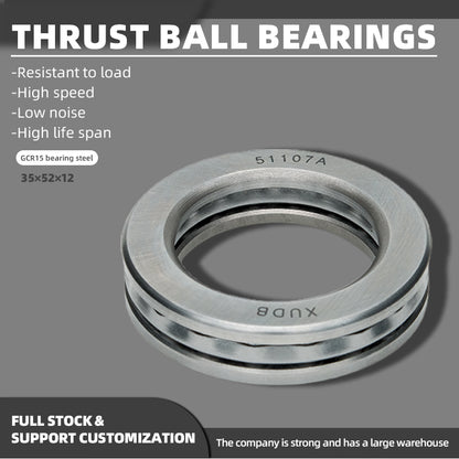 XINOU Thrust ball bearings 51107  Flange thrust ball bearings  Bidirectional thrust ball bearings