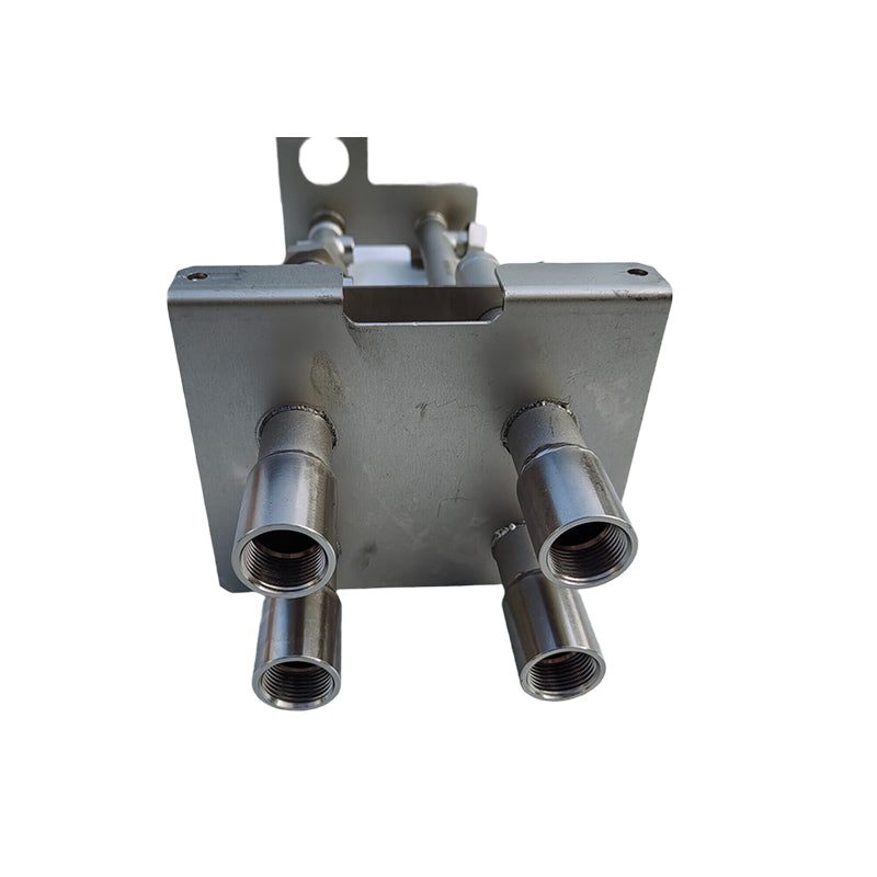 SANHONG Nitrogen generator connection hard tube (nickel plated)（Ask customer service for specific prices）Outlet threaded hole  corrosion resistance