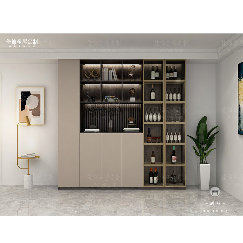 JIASHI Storage cabinet（Customized products, specific price ask customer service） Aluminium Wine Cabinet Laminate Cabinet