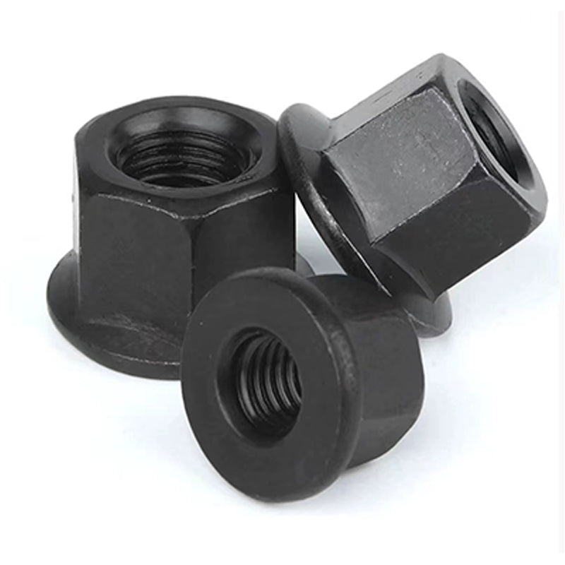 ZHONGYUAN Manufacturer's direct selling flange with cushion nuts hexagonal flange high nut press plate M10M12M14M16M18（Ask customer service for specific prices）Flange with cushion nut