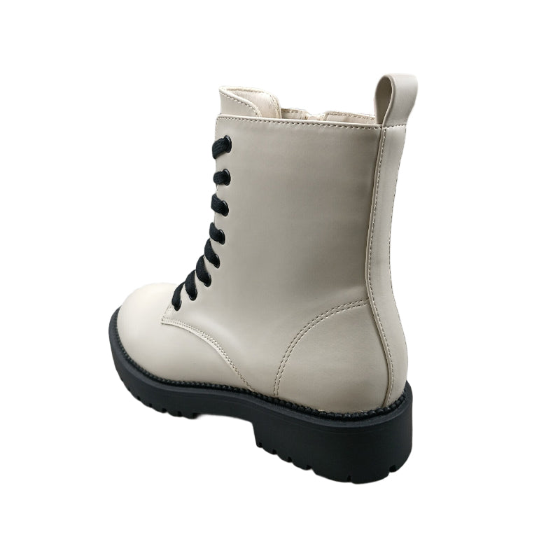 XINHAO England style soft surface thick sole short Martin boots（Ask customer service for specific prices）small person  side zipper