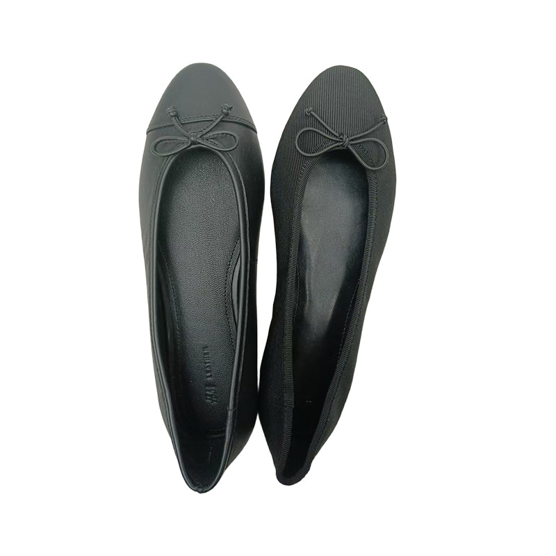 XINHAO Ballet Pumps（Ask customer service for specific prices）Retro Flat Bottom  Pointed Round Head Vintage