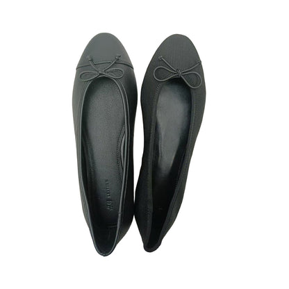 XINHAO Ballet Pumps（Ask customer service for specific prices）Retro Flat Bottom  Pointed Round Head Vintage
