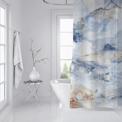 ZHENGYANG Shower curtain 8（Ask customer service for specific prices） Dry and wet separation perforation-free screen