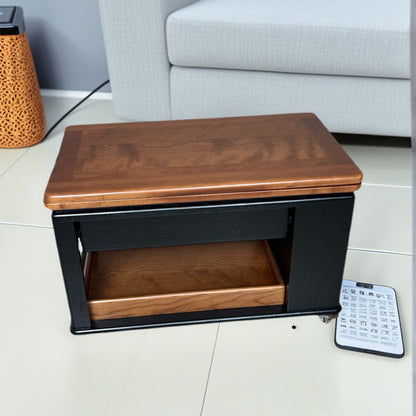 TONGLI coffee table   Solid wood coffee table living room  Rectangular Storage Coffee Table