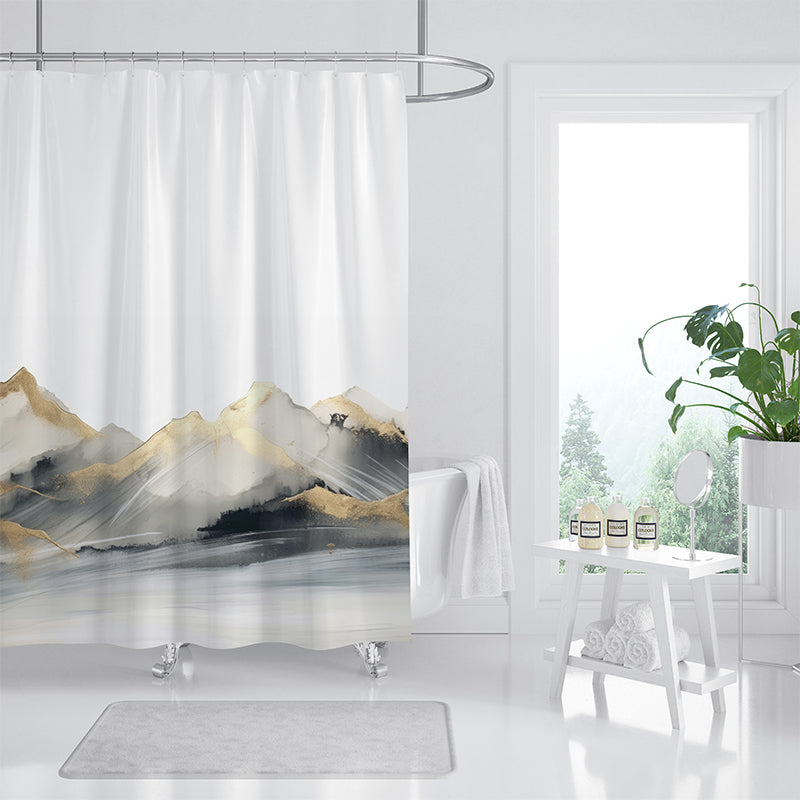 ZHENGYANG Shower curtain 3（Ask customer service for specific prices） Thickened tarp shower curtain