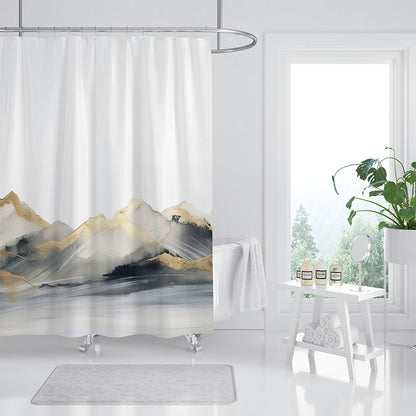 ZHENGYANG Shower curtain 3（Ask customer service for specific prices） Thickened tarp shower curtain