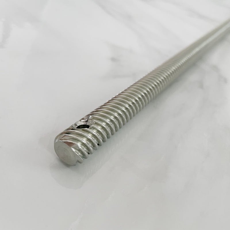 LANGCHI Galvanized/nickel plated/Teflon multi-head lead rod for door opening machine   Stainless steel thread lead screw with full thread