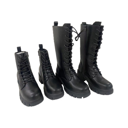 XINRUI  Women's ankle boots/long boots  Leather knight boots with chunky heels（3000 pairs price）