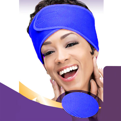 ZHENYANG Fake Hair Band Sandwich Headband (2018)  Air-conditioned sleeping head cover with forehead guard postpartum hair towel headband