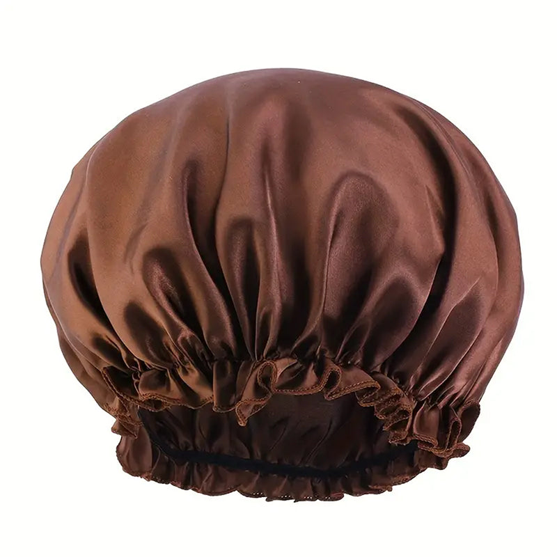 ZHENYANG Colored lace cap  Silk moon hat has no pressure