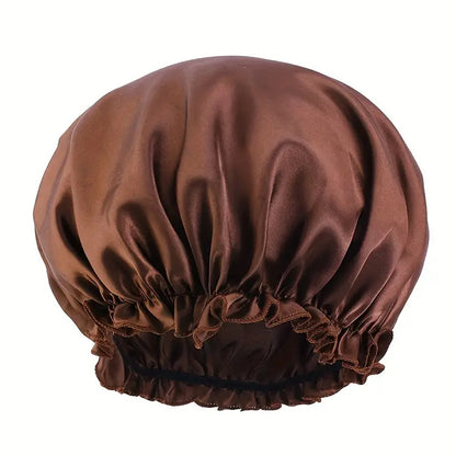 ZHENYANG Colored lace cap  Silk moon hat has no pressure
