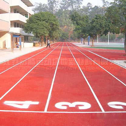 HONGTENG Mixed Plastic Runway（Ask customer service for specific prices）Outdoor Ground Rubber Runway Basketball court