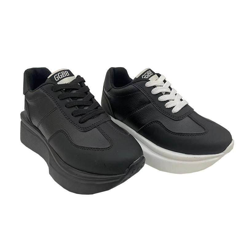 XINRUI Contrasting platform shoes for women  Fashion casual breathable sports small white shoes（3000 pairs price）