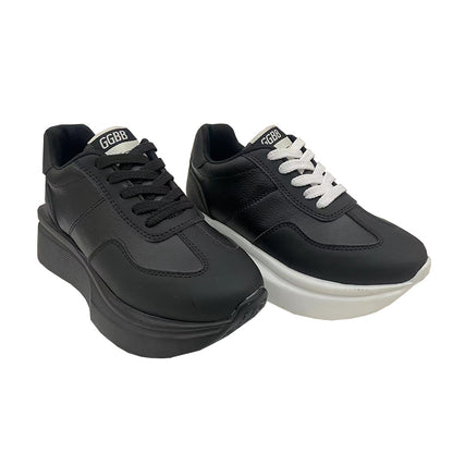 XINRUI Contrasting platform shoes for women  Fashion casual breathable sports small white shoes（3000 pairs price）