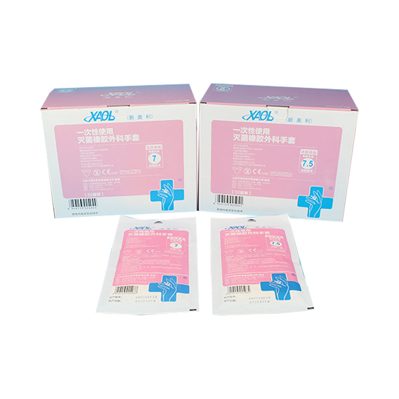 JINSHI Disposable Sterilised Rubber Surgical Gloves（Ask customer service for specific prices）Durable Individually wrapped