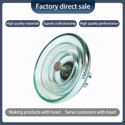 QUANXIN 210KN suspended tempered glass insulator U210b（Ask customer service for specific prices）Anti-fouling insulators  Pillar insulators