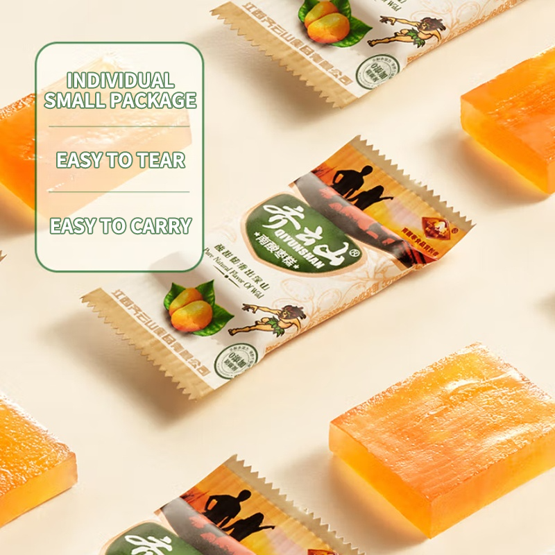 QIYUNSHAN  candied jujube cake  Wild Sweet and Sour Snacks  sour and sweet snack