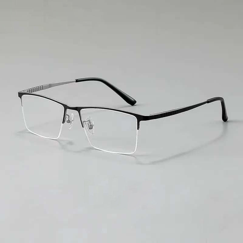 NIXIN Designer models imported pure titanium plate ultra-light glasses frames for men and women（Products can be customized, price ask customer service）Anti-blue light radiation color changing anti-fog half frame