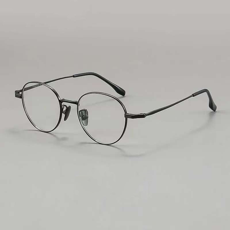 NIXIN Retro small frame imported pure titanium ultra-light glasses frames for men and women（Ask customer service for specific prices）Anti-blue light radiation color change ultra-thin