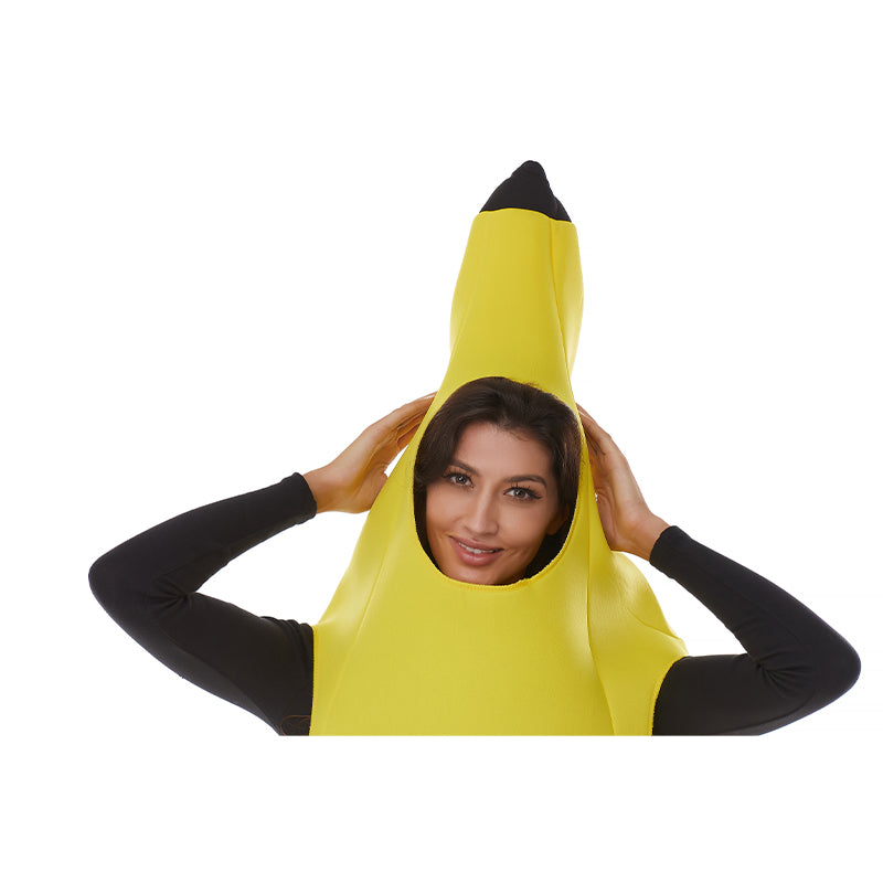 CAIYUN 1 banana suit for adult men and women CY234  Halloween party line up to dress up in banana costumes