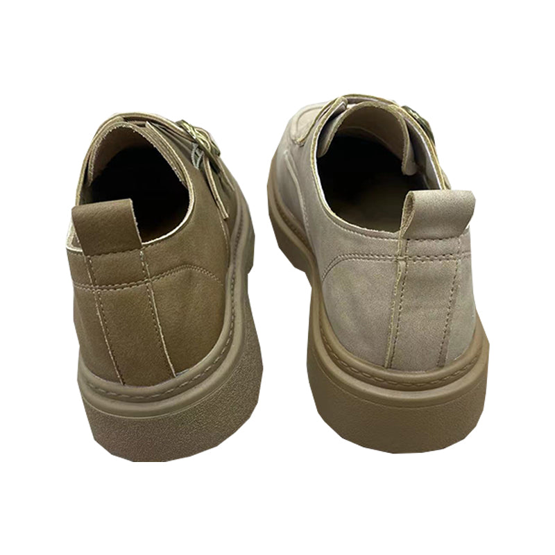 XINRUI Loafers for women 2   Leather platform shoes（3000 pairs price）