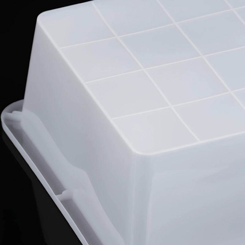 White Commercial Square Plastic Box, FreezerContainer, Small Frame, Organized LargeThickened Carton, Display Storage Box（Products can be customized,This price is for display, price ask customer service）