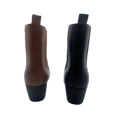 XINRUI Pointy ankle boots for women  Autumn and winter leather  Cold and Warm Protection（3000 pairs price）