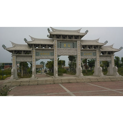 XIEXIN Stone archway, three doors（Ask customer service for specific prices）