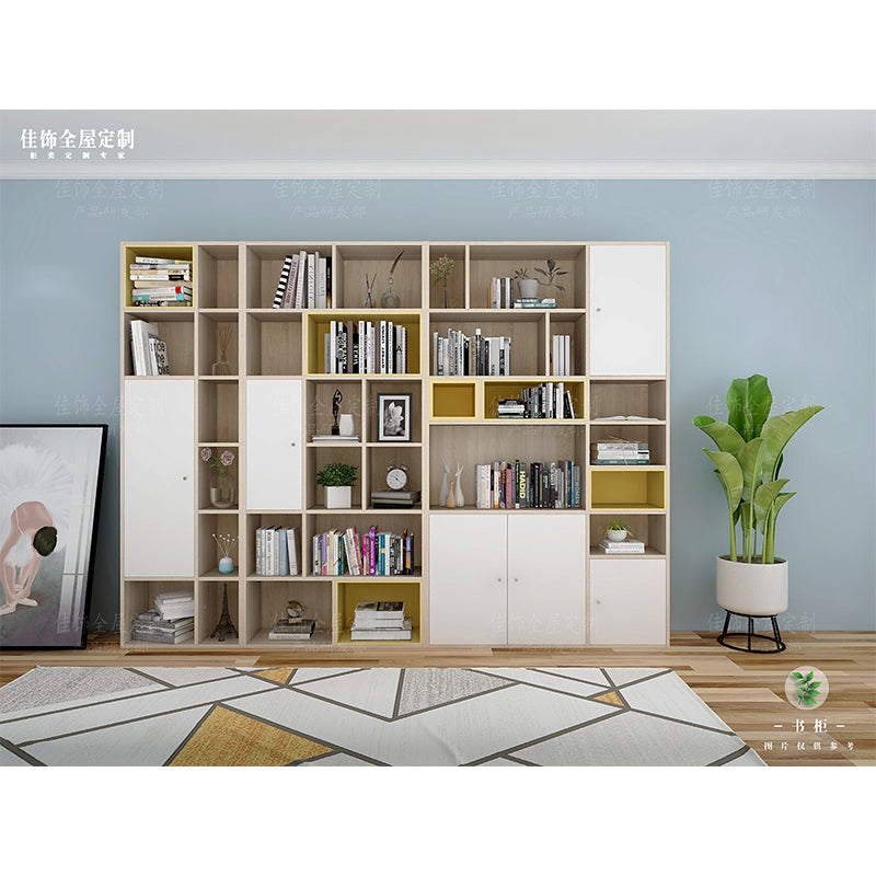 JIASHI Bookcase（Customized products, specific price ask customer service）  Home floor bookcase office bookcase display cabinet