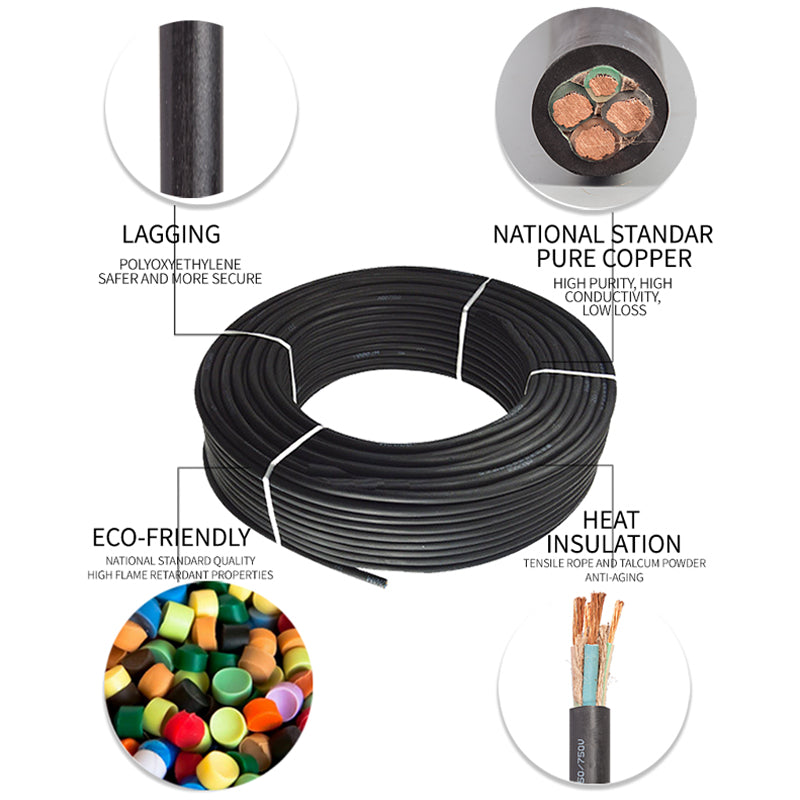 RENMIN Rubber Cable YZ（Ask customer service for specific prices）Multi-core cable  Drag chain shielded cable