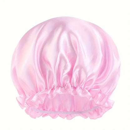ZHENYANG Colored lace cap  Silk moon hat has no pressure