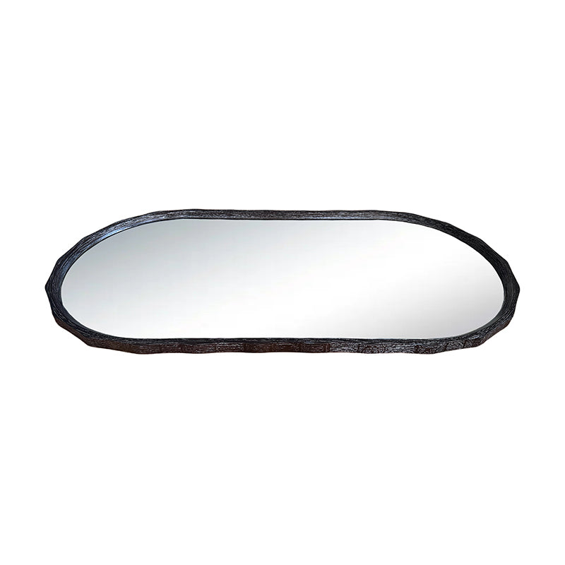 JINGXIANG Bamboo long round mirror