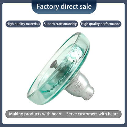 QOCI ELECTRIC 70KN anti-fouling tempered glass insulator U70bp（Starting from 1000，Specific price consulting customer service） Anti-Pollution glass Insulator