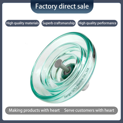 QOCI ELECTRIC 70KN anti-fouling tempered glass insulator U70bp（Starting from 1000，Specific price consulting customer service） Anti-Pollution glass Insulator